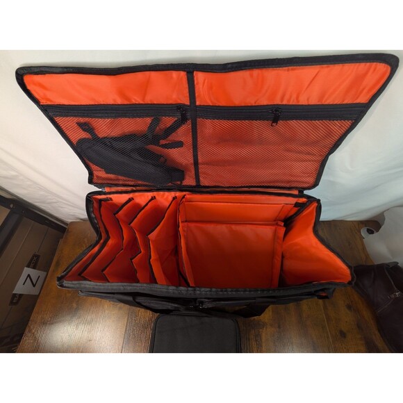 DJ Cable File Bag, Detachable Padded Bottom and Dividers, Travel Gig - Picture 3 of 15